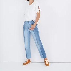 Classic Straight Jeans in Clairmont Wash: Pieced